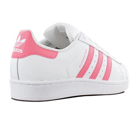 adidas superstar pink weiß damen|Adidas Superstar pink stripe.